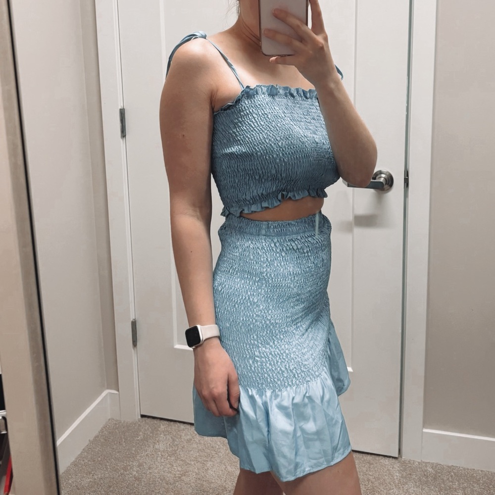 blue matching set 💙